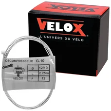 CABLE-FOT THROTTLE-FOR MOPED - VELOX G.10 FOR PEUGEOT - END 5x7mm Ø 12/10  Lg 2,25M  (12 WIRES)  (IN BOX PER 25)