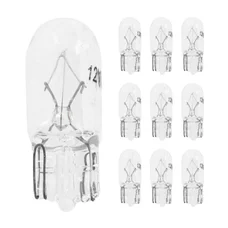 LIGHT BULB 12V  5W STANDART T10 FOOT W2,1x9,5D WEDGE CLEAR (TURN LIGHT) (SOLD PER 10)  -SELECTION P2R-