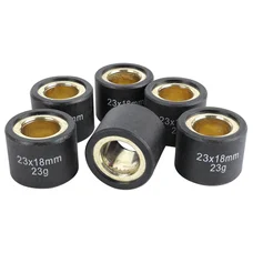 GALET/ROULEAU MAXISCOOTER MAGNETI MARELLI 23x18  23,0g  (x6)  POUR HONDA 250 FORZA, 300 SH/KYMCO 250 GRAND DINK, 250 KXR/QUADRO D-S/YAMAHA 300 XMAX