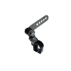 SYSTEME/COLLIER ET PATTE DE FIXATION POT D'ECHAPPEMENT KRM PRO RIDE MULTIFIX ALU CNC NOIR (COMPLET)