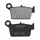BRAKE PADS -POLINI FOR BETA 50 RR ENDURO  Rear 50 MOTARD ALU AM6 Rear (L 66mm - H 37mm - thk   7.6mm)  (174.0125)  (ORIGINAL)