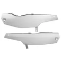 SIDE COVER (ENGINE) FOR MOPED MBK 51 SWING GREY (PAIR)  -SELECTION P2R-