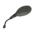 RETROVISEUR ADAPTABLE KEEWAY 50 F-ACT, FOCUS, HURRICANE, MATRIX / GENERIC 50 IDEO, XOR / PEUGEOT 125 LXR 2009>  NOIR DROIT M8/125 (HOMOLOGUE)  -P2R-