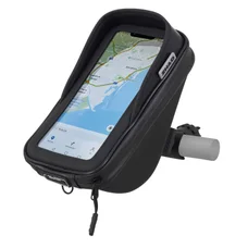 SUPPORT SMARTPHONE/TELEPHONE/GPS SHAD AVEC POCHE FIXATION SUR GUIDON (POUR TELEPHONE 180X90mm)  (X0SG76H)
