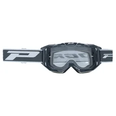 MASQUE/LUNETTES CROSS PROGRIP 3303 TR VISTA GRIS FONCE ECRAN TRANSPARENT ANTI-RAYURES/ANTI U.V./ANTI-BUEE (HOMOLOGUE CE-EN-N° AC-96025 REV.2)