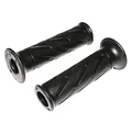 REVETEMENT POIGNEE DOMINO MOTO ON ROAD STYLE SUZUKI NOIR OPEN END 120mm (PAIRE)