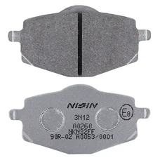 PLAQUETTE DE FREIN NISSIN POUR MBK 50 X-POWER 1999>2003 AR / YAMAHA 50 TZR 1999>2003 AR, 125 TDR 1993> AV/AR (2P-229NS) (SEMI METAL)