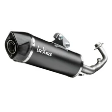 POT MAXISCOOTER LEOVINCE SBK NERO POUR YAMAHA 530 TMAX 2017> (COUPELLE CARBONE) (SANS CATALYSEUR) (HOMOLOGUE CE)  -REF 14043-