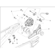 Pince frein arrière