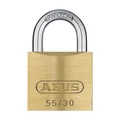 CADENAS A CLE ABUS LAITON  55/30 (29x44 - Diam 5mm)