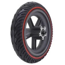 ROUE TROTTINETTE ARRIERE XIAOMI PRO, PRO2  (AVEC PNEU NOIR LISERET ROUGE 8.5 x2)  -P2R-
