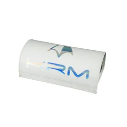MOUSSE DE GUIDON MOTO CROSS KRM PRO RIDE BLANC LOGO HOLOGRAPHIQUE POUR GUIDON SANS BARRE