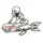 STICKER LETHAL THREAT MINI BOMBS AWAY SKELETON (60x80mm)
