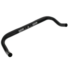 HANDLEBAR-  SATORI AERO - FOR TT- BULL HORN BAR - -ALUMINIUM BLACK Ø 31.8 ( W 415mm BETWEEN AXES)