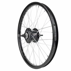 ROUE VTT / CARGO / VAE / E-BIKE / LONGTAIL 20" ER20 ARRIERE NOIR DOUBLE PAROI MOYEU NEXUS 7V FREIN CENTERLOCK 36 RAYONS INOX (J.40625)