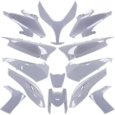 CARROSSERIE/CARENAGE MAXISCOOTER ADAPTABLE YAMAHA 500 TMAX 2008>2011 GRIS NARDO (KIT 13 PIECES)  -P2R-