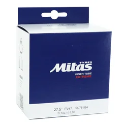 INNER TUBE FOR BICYCLE 27.5 x 2.10-3.00 MITAS EXTREME PRESTA VALVE - REINFORCED THICKNESS 1.2mm