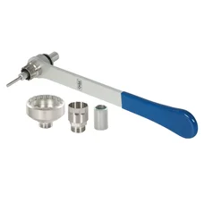 OUTIL PRO DEMONTE ECROU SHIMANO CENTERLOCK  AXE 20mm - 15mm et 12mm ET DEMONTE CUVETTE INTEGRE TYPE SHIMANO/FSA