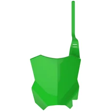 MX FRONT NUMBER PLATE - POLISPORT FOR KAWASAKI 250 KX F 2017, 450 KX F 2016> GREEN KAWA