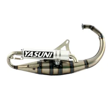 POT SCOOT YASUNI R VERNI POUR MBK 50 BOOSTER, STUNT/YAMAHA 50 BWS, SLIDER  (SILENCIEUX ALU)  -TUB307-