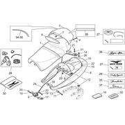 Selle - Queue de carenage