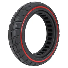 PNEU TROTTINETTE PLEIN 230 X 50 NOIR LISERET ROUGE (POUR DUALTRON RAPTOR 2)
