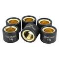 GALET/ROULEAU MAXISCOOTER MAGNETI MARELLI 20x15 14,0g (x6)  POUR HONDA 125 FORZA, PCX, SH, PANTHEON, S-WING/KYMCO 125 DINK, GRAND-DINK (OEM: CM169101 / CM169102 / CM169105 / 21650-21F10-000)