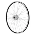 WHEEL FOR MTB- 27.5" ER10 FRONT - BLACK ALUMINIUM- DOUBLE WALL - SHIMANO HUB DYNAMO DH2N 6 VOLT-2.4W
