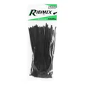 NYLON CABLE TIES- RILSAN TYPE - 2,5X160mm BLACK  (PER 100)