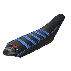 HOUSSE DE SELLE 50 A BOITE KRM PRO RIDE POUR SHERCO 50 SE-R, SM-R 2013> NOIR/BLEU