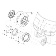 Roue avant