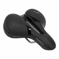 SELLE ROYAL RESPIRO LOISIR GEL CONFORT MAX RELAXED AVEC PROTECTION LATERALE ET ELASTOMERE NOIR 256x227mm 771g