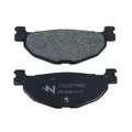 BRAKE PADS NEWFREN FOR YAMAHA 400 MAJESTY 2004>2011 Rear 500 TMAX 2004>2011 Rear  (FD0378BE)  (SCOOTER ELITE ORGANIC)