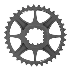 CHAINRING FOR MTB-FOR SINGLE- 36T.  "DIRECT MOUNT" BLACK -ALUMINIUM- HT3 STRONGLIGHT XX1-X01 12 Speed (OFFSET 6mm)