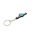 PORTE CLES KRM PRO RIDE 52x21 mm BLEU TURQUOISE (VENDU A L'UNITE)
