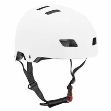 CASQUE VELO ADULTE CITY CB01 BLANC TAILLE  L (52-58cm) REGLAGE MOLETTE - SELECTION P2R-