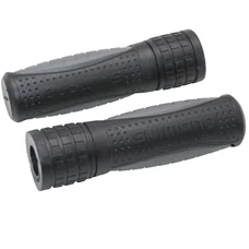 POIGNEE CITY TYPE SHIMANO BI-DENSITE NOIR/GRIS LONGEUR 120 mm REDECOUPABLE (PAIRE)