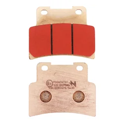 PLAQUETTE DE FREIN NEWFREN POUR APRILIA 125 RS 2006>2011 AV, 750 DORSODURO 2009>2018 AV, 750 SHIVER 2007>2018 AV / YAMAHA 125 MT 2014>, YZF-R125 2014> AV (FD0404TS) (TOURING METAL FRITTE)