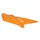 REAR SIDE COVER FOR 50CC MOTORBIKE BETA 50 RR 2012> ORANGE RIGHT  -P2R-