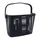 PANIER AVANT PLASTIQUE NOIR AVEC ANSE FIXATION 60mm SYSTEME CLIPS (AvecAdaptateur 22/26/32) - POIDS MAX 5 KGS