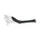 LEVIER DE FREIN ADAPTABLE YAMAHA 50 AEROX 1997>2008 / MBK 50 NITRO 1997>2008  GAUCHE OU DROIT SILVER ET NOIR (OE 5BRH39120100)  -SELECTION P2R-