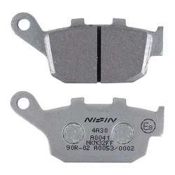 PLAQUETTE DE FREIN NISSIN POUR TRIUMPH 675 STREET TRIPLE 2008>2012 AR / HONDA 750 XRV AFRICA TWIN 1990>2003 AR / YAMAHA 600 FZ6R 2009>2014 AR (A0041) (SEMI METAL)  -ECE R90-
