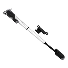 POMPE MINI ROUTE/VTT P2R ALU ARGENT 7BARS VP/VS AVEC MANOMETRE