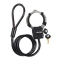 ANTITHEFT FOR BICYCLE - "HANDCUFFS" WITH EXTENDER CABLE 1m. MASTERLOCK STREET CUFF Ø 8mm  - SUPPLIED WITH 4 KEYS  -SECURITY LEVEL 6- 2 Stars Fub Approved