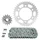 KIT CHAINE ADAPTABLE DUCATI 600 MONSTER 1993>1994  520  15x38  (DIAM COURONNE 100/124/11)  (DEMULTIPLICATION ORIGINE)  -AFAM-