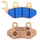BRAKE PADS NEWFREN FOR SYM 125 SYMPHONY 2009> Front   125 FIDDLE III 2014>2016 Front  PEUGEOT 50-125-150 TWEET 2010> Front   125-200 LXR 2010> Front   (FD0219SE)  (SCOOTER ELITE SINTERED)