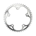 CHAINRING FOR ROAD BIKE- 5 Arms- 52T.Ø 130 -OUTER- ALUMINIUM SILVER- 7075 TA ALIZE 8/9/10 Speed  (SHIMANO TYPE)