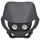 PLAQUE PHARE/TETE DE FOURCHE 50 A BOITE UNIVERSEL REPLAY ENDURO HALOGENE 2x20W CARBONE (AVEC FIXATIONS)