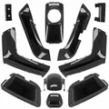 CARROSSERIE/CARENAGE SCOOT ADAPTABLE NIU N-SERIES, N1S, NQI NOIR BRILLANT (KIT 10 PIECES)  -P2R-