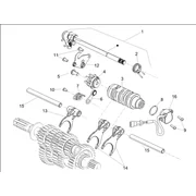 Boîte de vitesses / Selecteur / Desmodromique